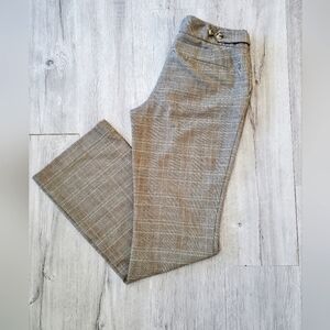 💚5/$25 Mossimo Plaid Neutral Trouser Dress Pants Size 2